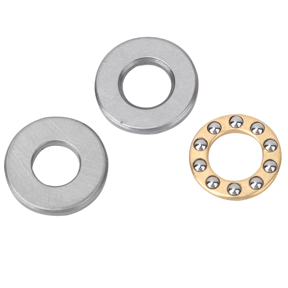 10-teiliges Kugel-axiallager, Miniatur-hochpräzisions-flachlager Aus Stahl F10-18m 10x18x5,5 Mm