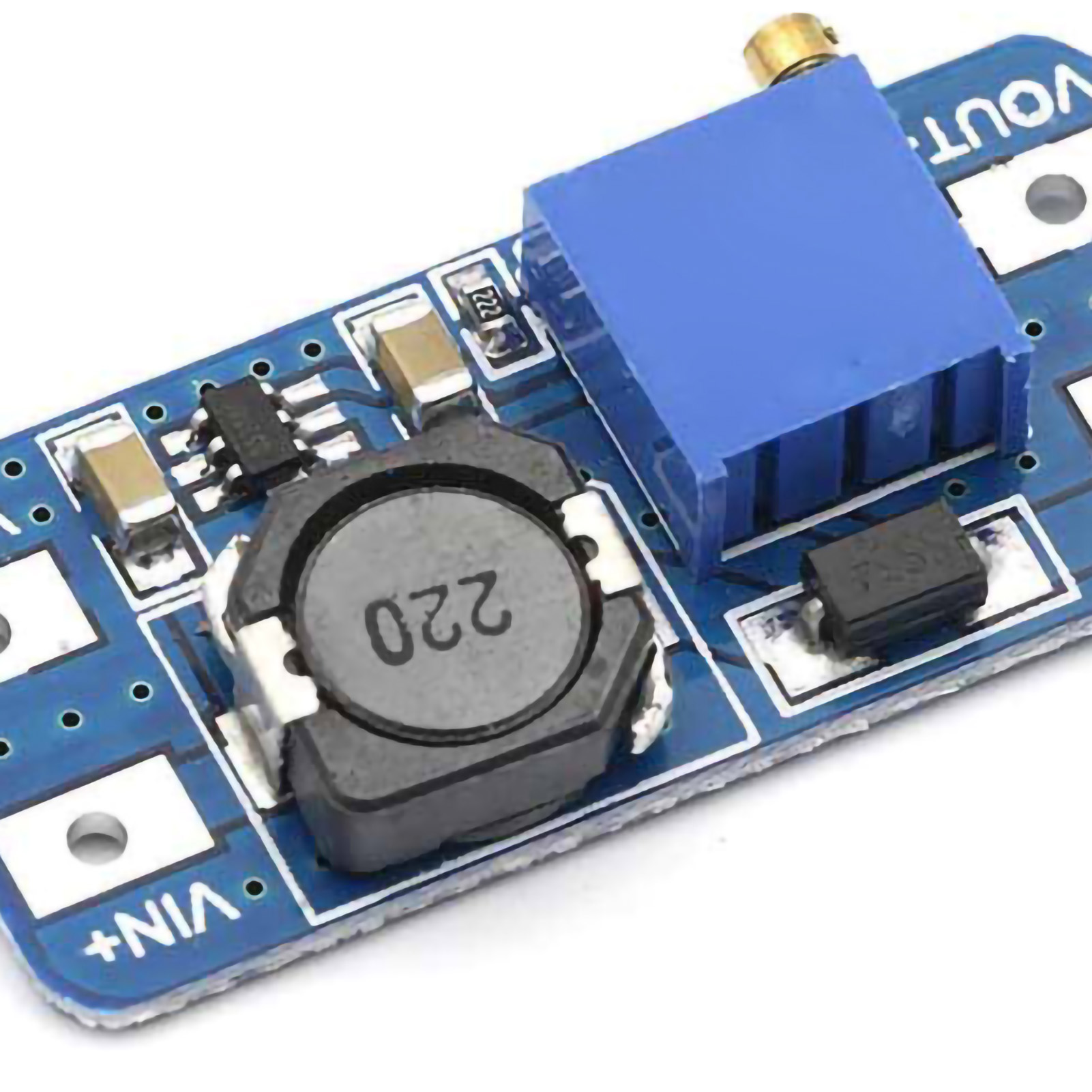 Einstellbares Boost-modul, 5 Stück, 2 A, Spannungsaufwärtswandler 2–24 V Auf 5 V, 9 V, 12–28 V, Elektronisches Bauteil