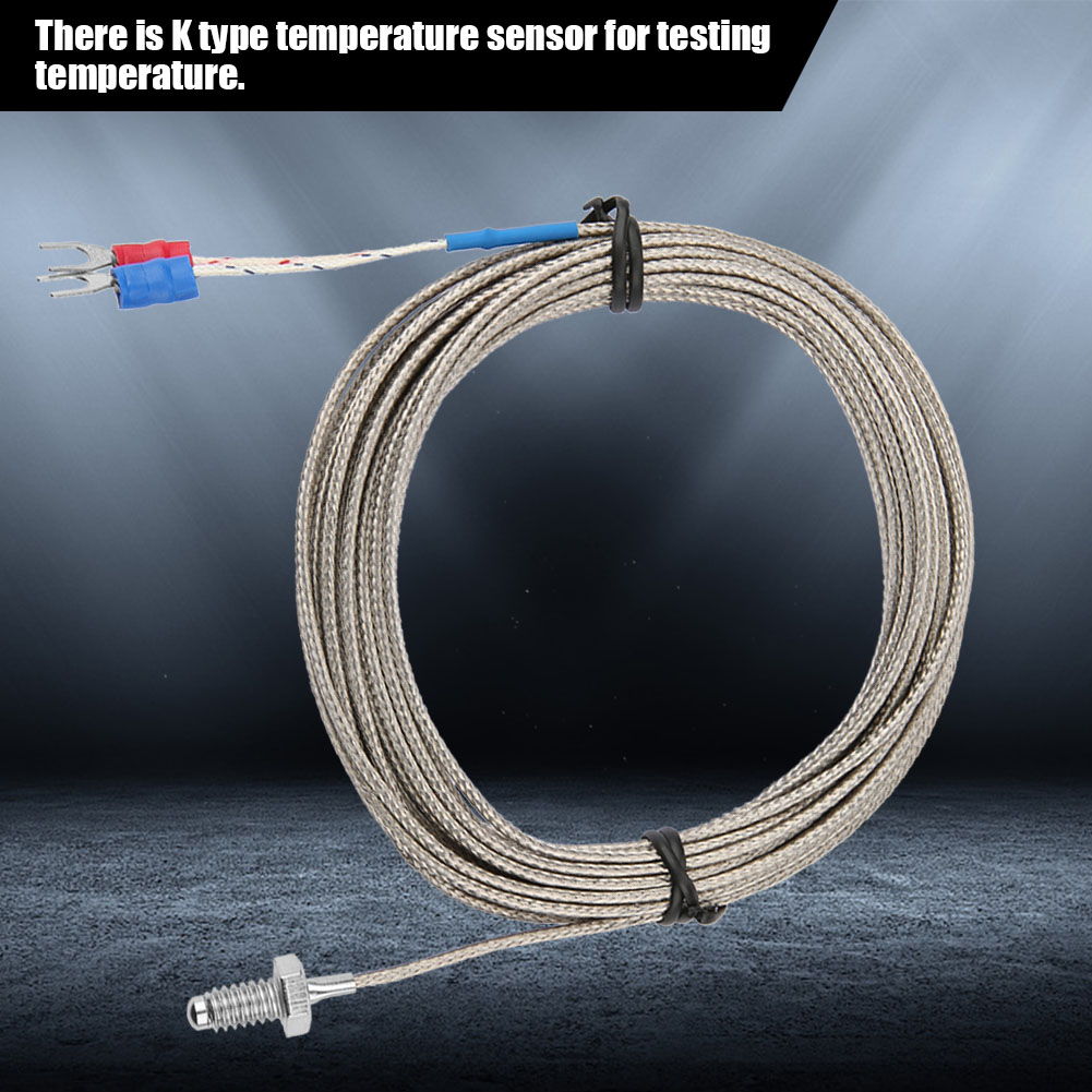 Thermoelement-sonde Typ K, 4 M Kabel, M6 Bsw-gewinde, Temperaturmessung