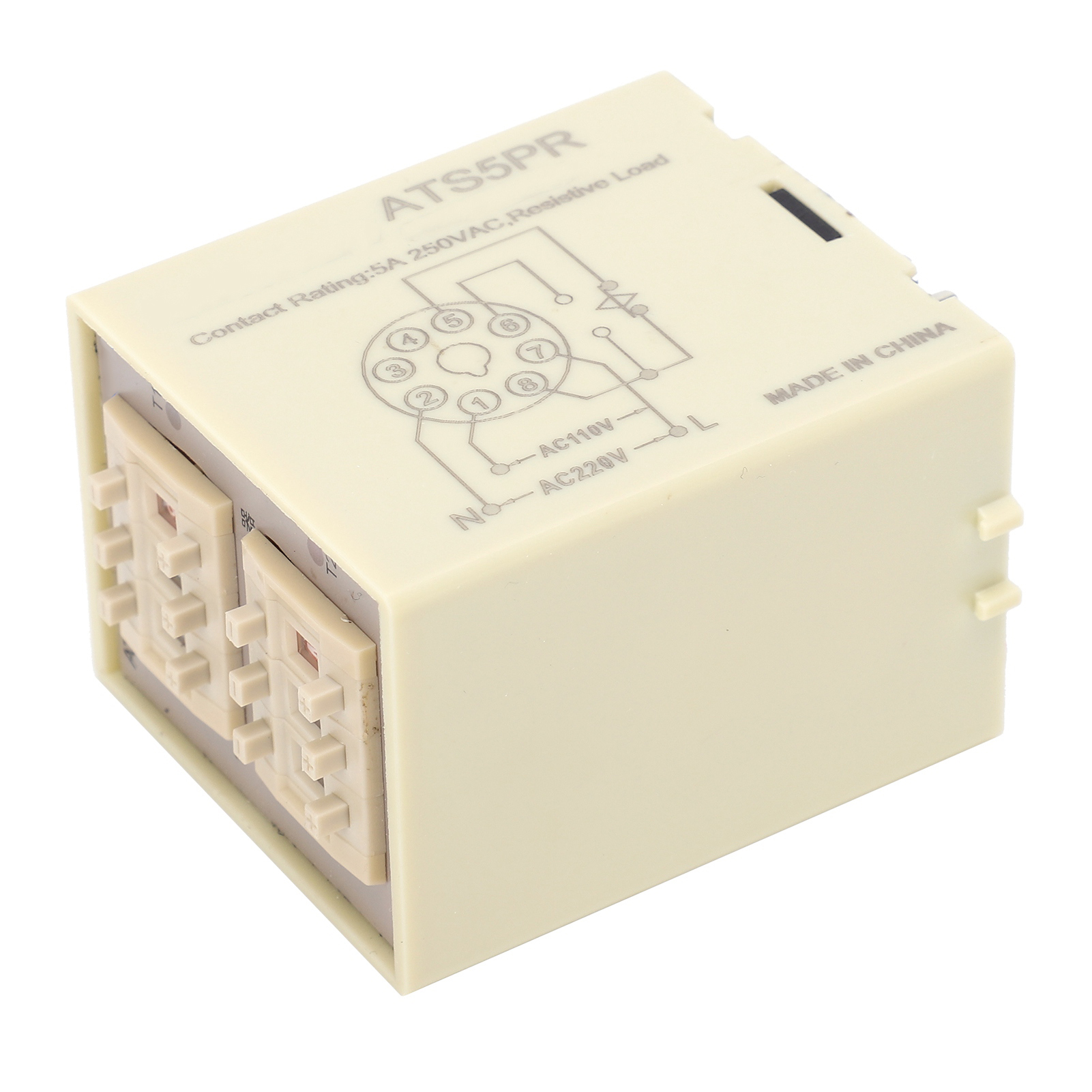 Ats5pr Dc12v Digitales Zeitverzögerungsrelais, Digitalanzeige, Einstellbare Zyklische Verzögerung, Flexibles Timermodul, Programmierbare Verzögerung, Hohe Genauigkeit, Für Industrielle Automatisierung