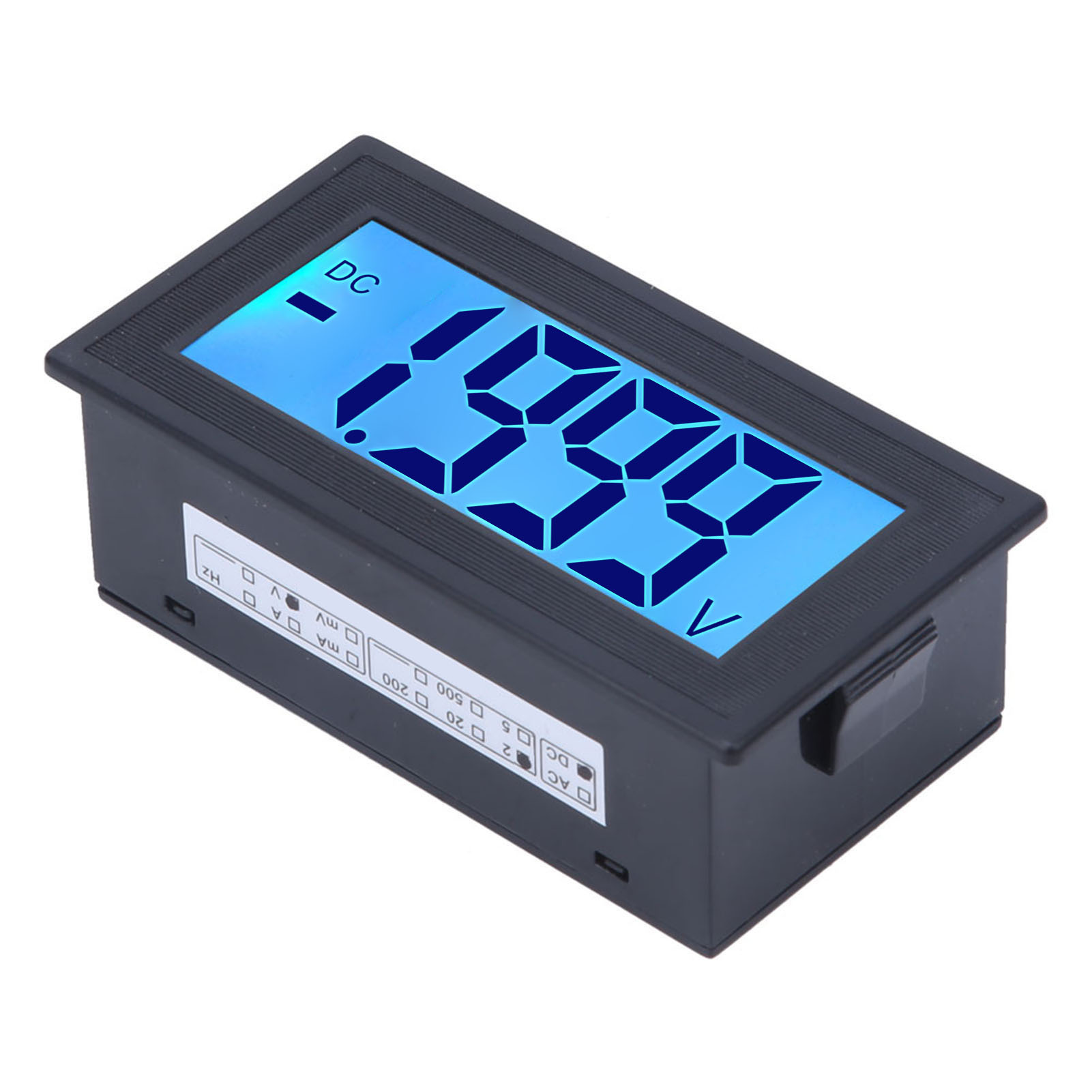 Yb5135db Digitales Gleichstromvoltmeter, Lcd-anzeige, Netzteil 100–240 V, Spannungsmessung 0–2 V