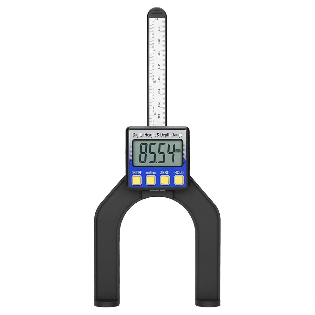Digitaler Tiefenmesser 0–80 Mm, Digitale Präzision, Lineal Mit Magnetfuß
