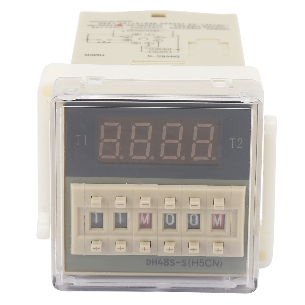 O111rom Dh48s S-2z Zeitverzögerungsrelais, Lcd-anzeige, 8 Pins, 0,1 S – 99 H Verzögerung, 12 V Ac/dc-netzteil, Robust