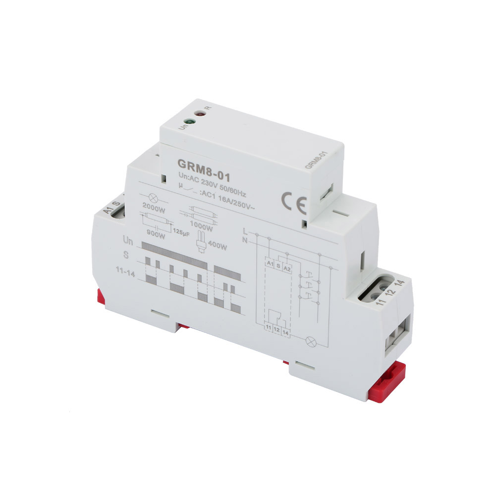 Grm8-01 Elektronisches Impulsrelais, Bistabiles Relais Mit Speicher, 230 V Wechselstrom