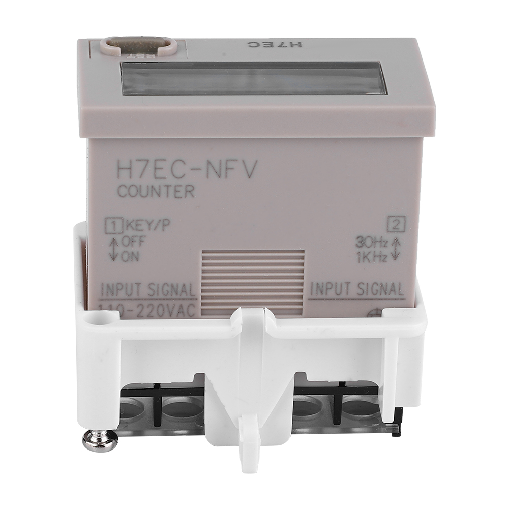 H7ec Nfv Ac 110–220 V Digitaler Stromzähler, 8-stellige Lcd-anzeige