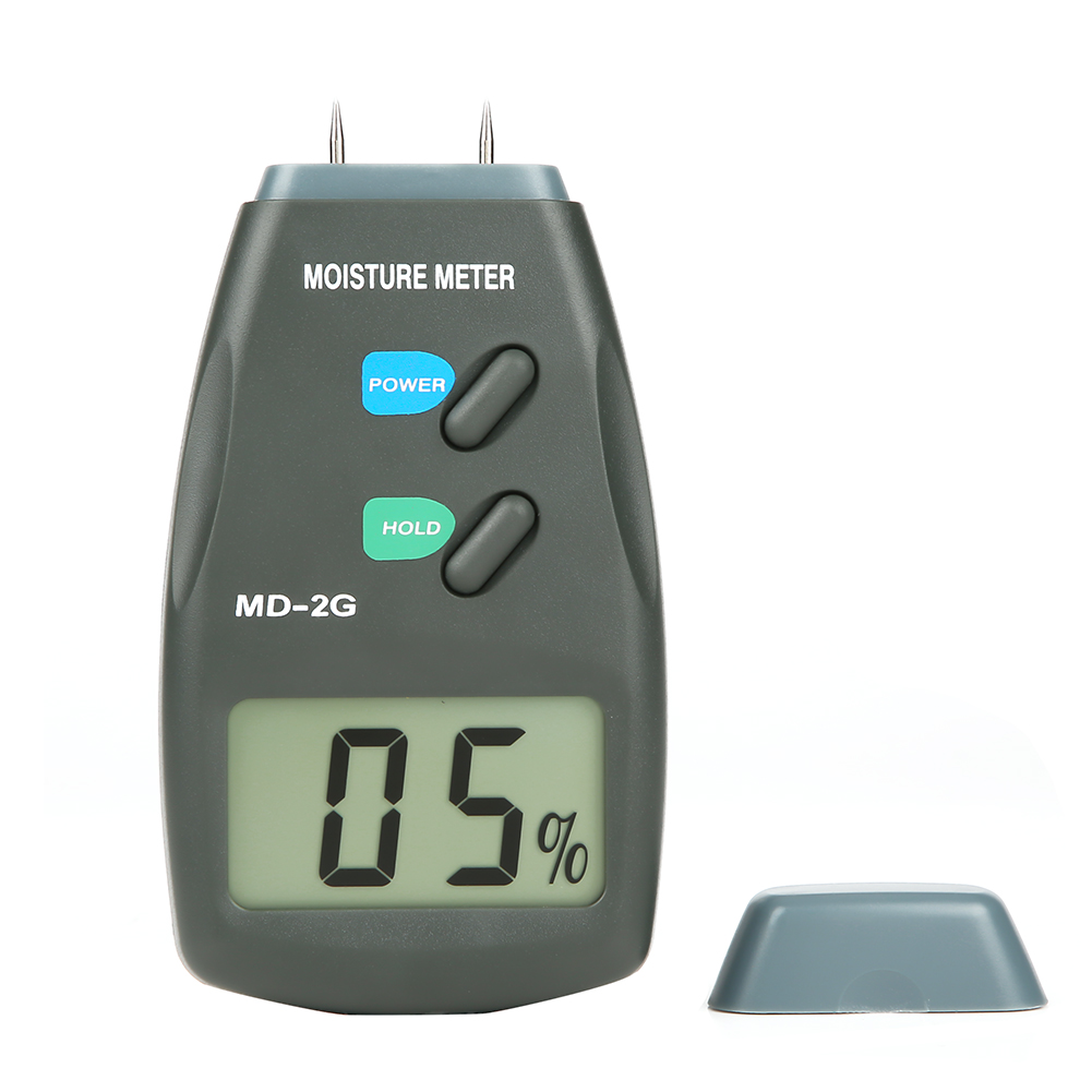 Md-2g Holzfeuchtemessgerät, Digitales 2-pin-lcd-feuchtemessgerät, Hygrometer Für Holz Und Bauholz