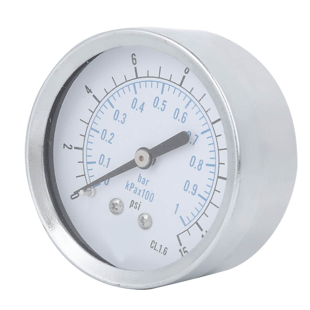 Y60z4-15psi 1/4npt Axial-manometer, Professionelles Manometer Für Den Heimgebrauch, Präzise Messung, 60-mm-zifferblatt