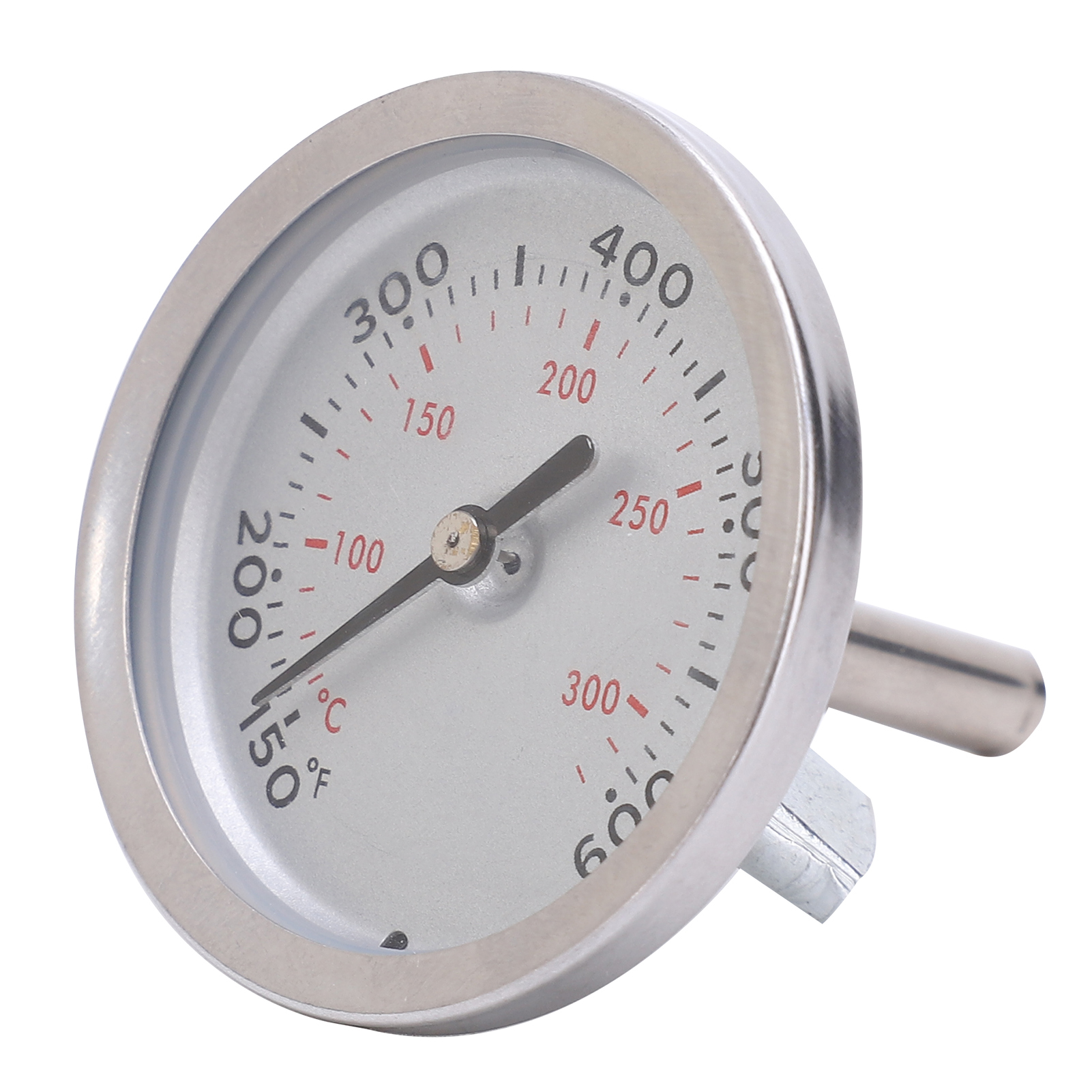 Kochthermometer Aus Edelstahl Für Grill, Backofen Und Grillrost, Skala Von 150-600°f, Robustes Thermometer