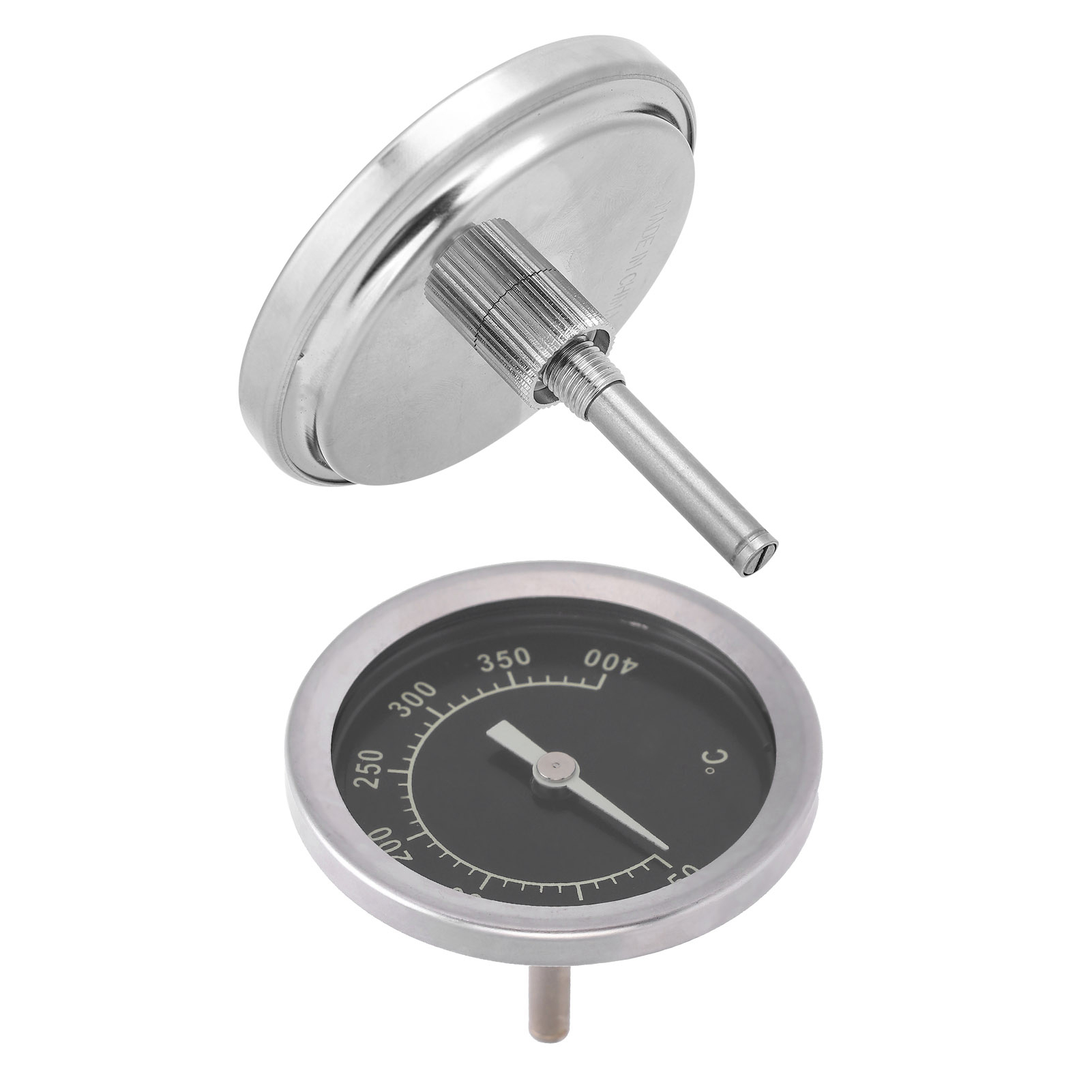 Kochthermometer Aus Edelstahl Für Backofen Und Grill, Einstellbereich 50–400 °c, Back- Und Grillzubehör, Kulinarische Sonde