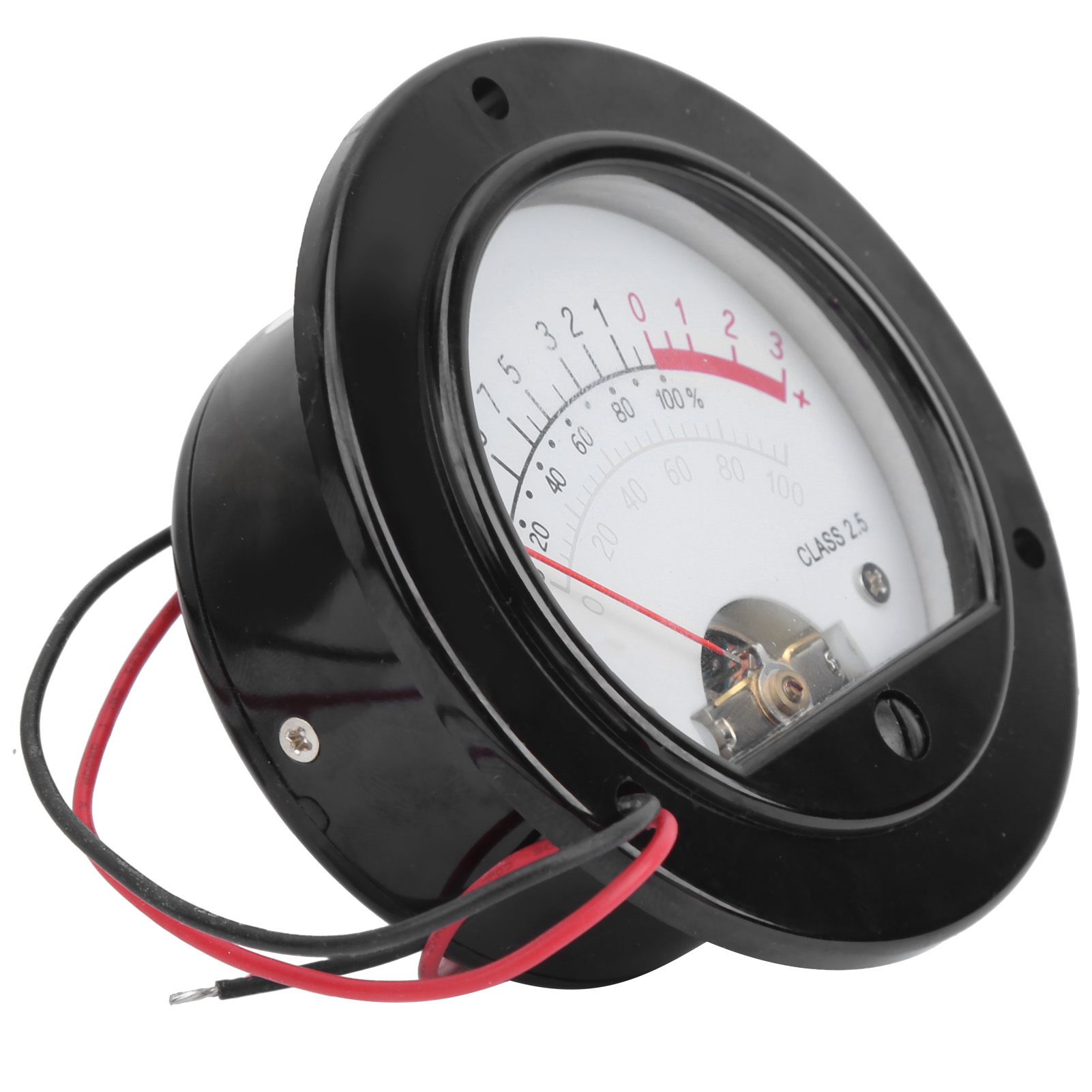 Vu-meter Retro-rundzifferblatt Mit Hintergrundbeleuchtung, Audiopegelanzeige, Signalprüfer Für Diy-verstärker