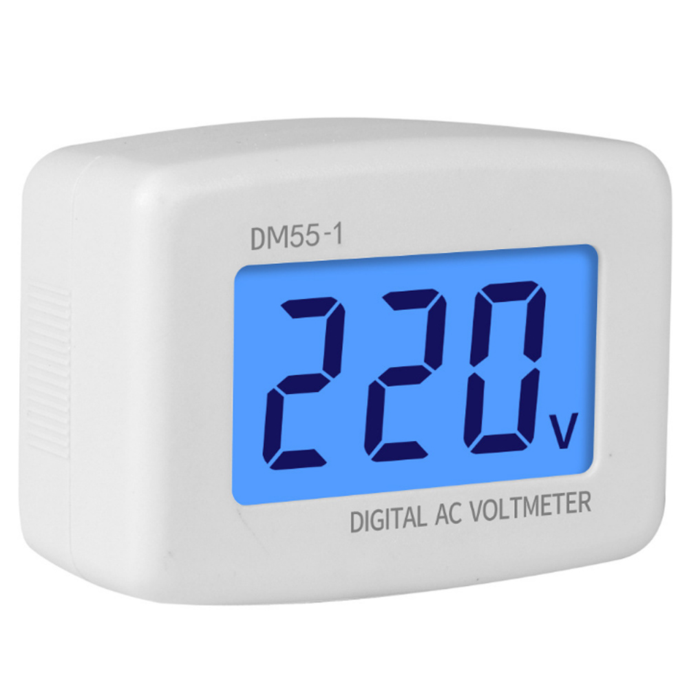 Dm55-1-eu Hochpräzises Digitales Wechselstrom-voltmeter Für Haushaltsgeräte, Eu-stecker 230 V 50 Hz