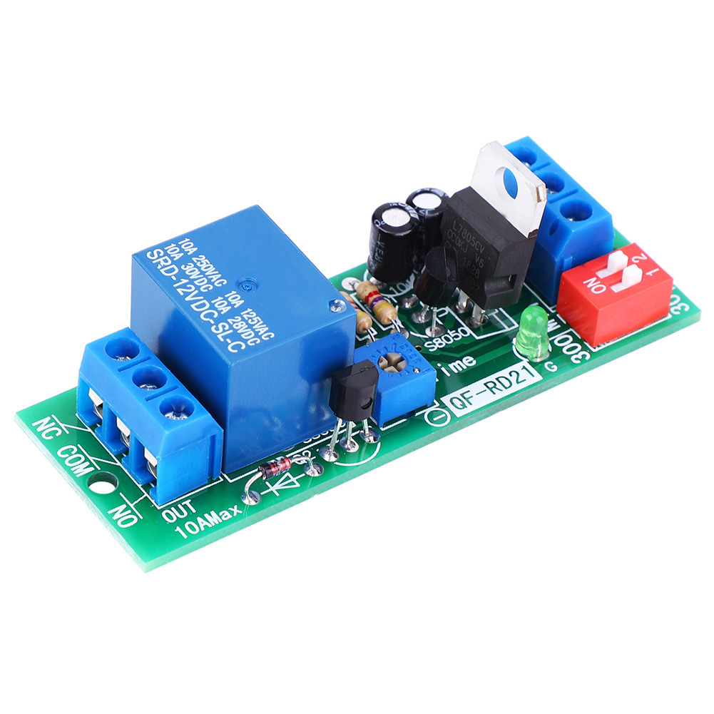 Rd21n 5v/12v/24v Dc 10a 12v Zeitverzögerungsrelaismodul Für Lüfter