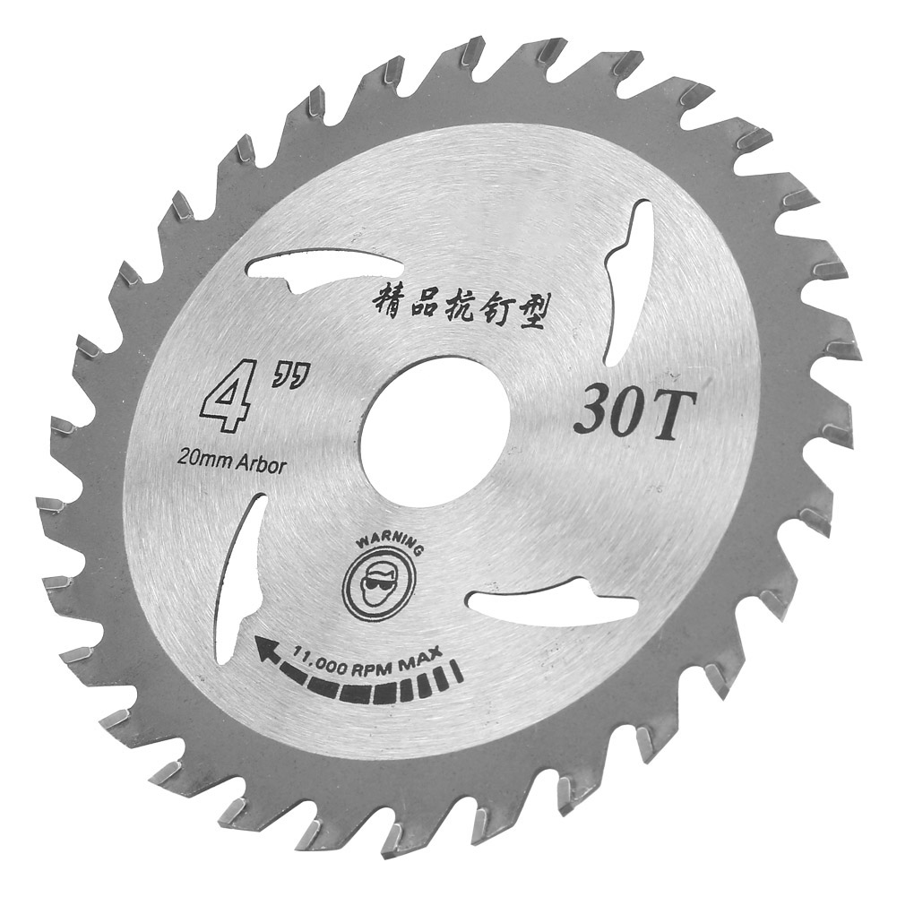 110-mm-kreissägeblatt Aus Hartmetall Mit 30 Zähnen Für Winkelschleifer, Präzisions-holzsägeblatt