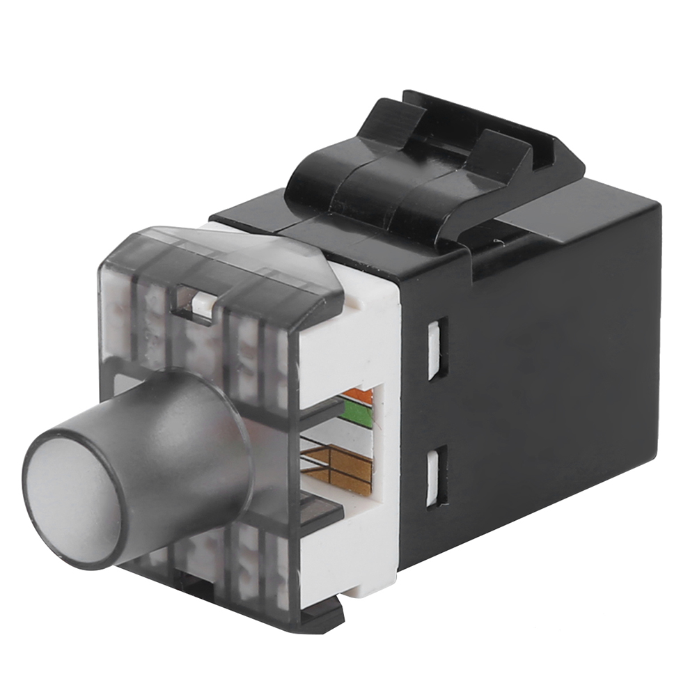 3er-pack Rj45 Cat6 Utp-stecker, 180°-buchse, Ethernet-netzwerkadapter, Modulare Buchse, Computerverkabelung