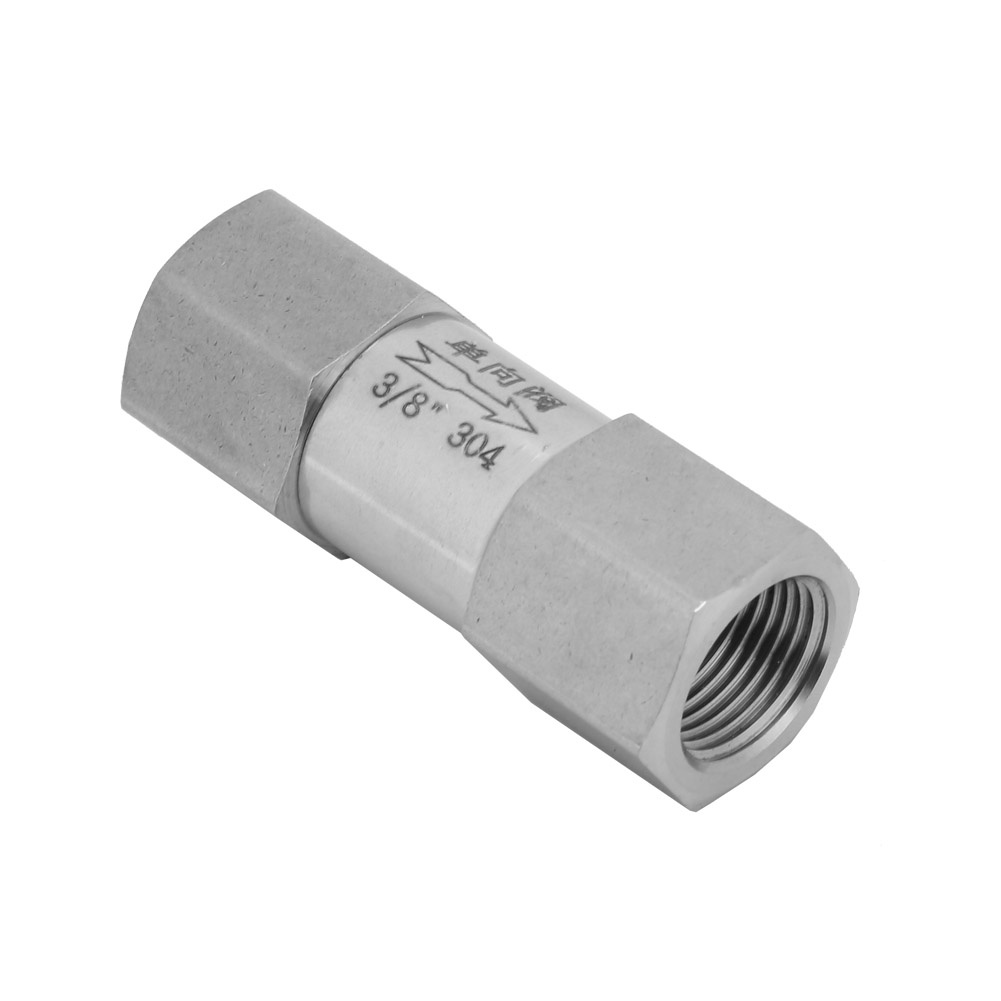 Sechseckiges Rückschlagventil Aus Edelstahl 304, Beständig Gegen Hohe Temperaturen Und Drücke, 3/8-zoll-bspp-anschluss