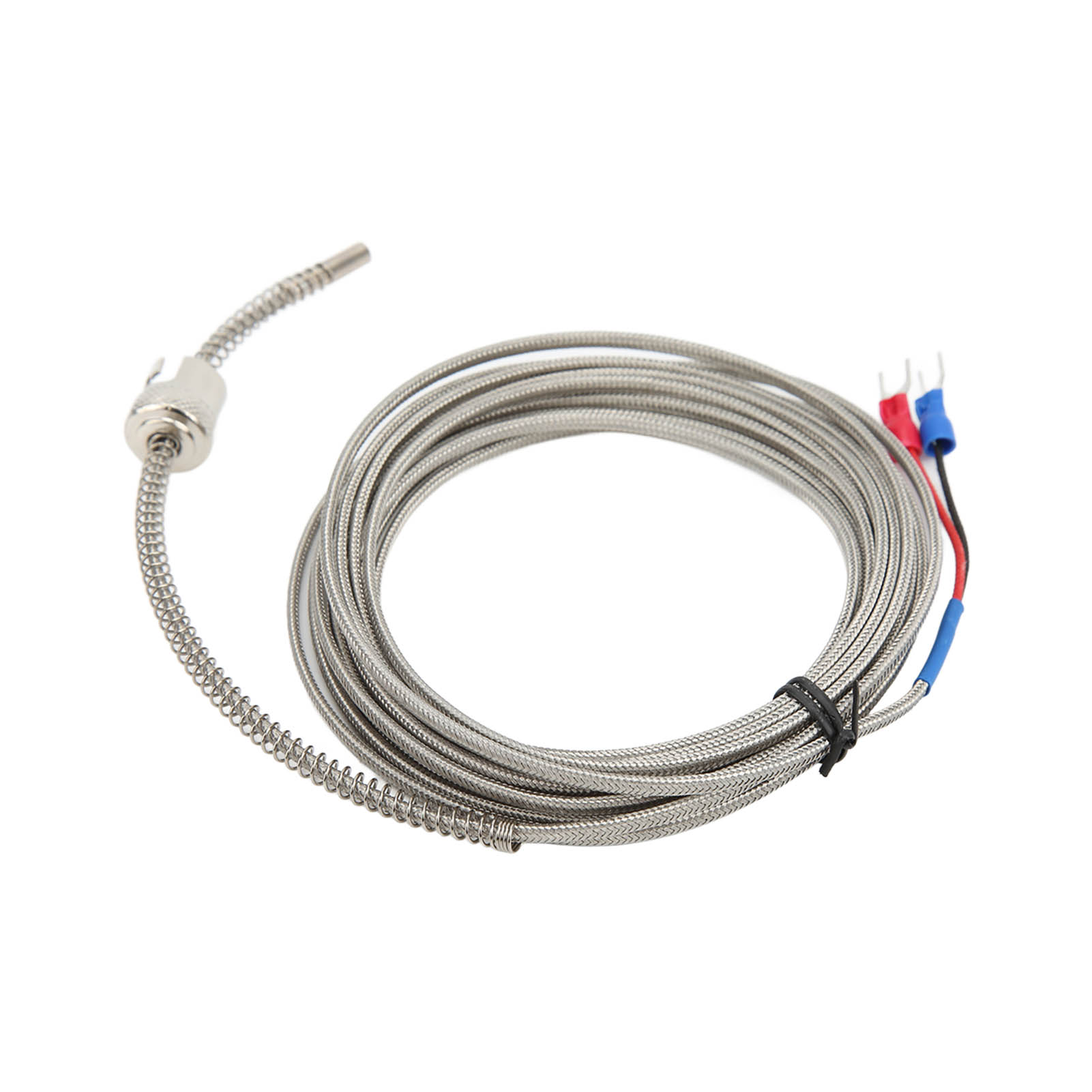 Temperaturfühler Typ K (thermoelement), Korrosionsbeständig, Störungsfrei, Langlebig, Präziser Regler, 4 Meter Lang
