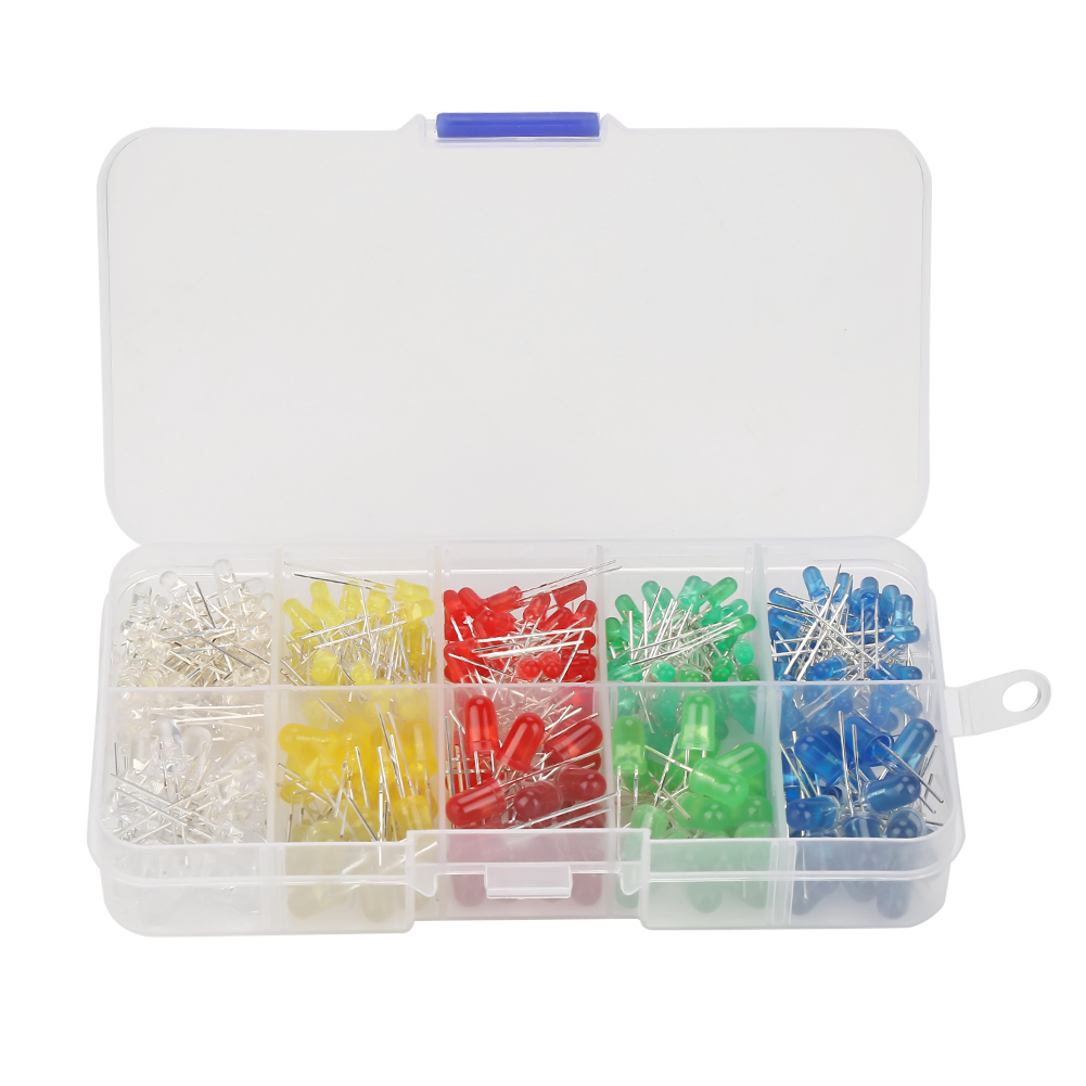 350-teiliges Led-set (3 Mm Und 5 Mm), Verschiedene Mehrfarbige Leuchtdioden, Elektronikbauteil-set