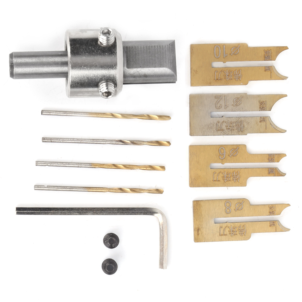 Set Mit 12 Hartmetall-holzfräsern, Fräswerkzeug, Fräser Aus Legiertem Stahl, Zubehör Für Die Holzbearbeitung.