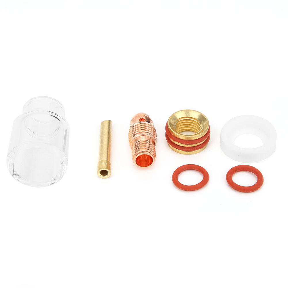 Tig-9/20 Schweißbrenner-linsen-gaszangen-düsen-glas-set Für 1/16 Zoll, 3/32 Zoll Und 1/8 Zoll Wolfram-elektroden, 1,6 Mm Spindel