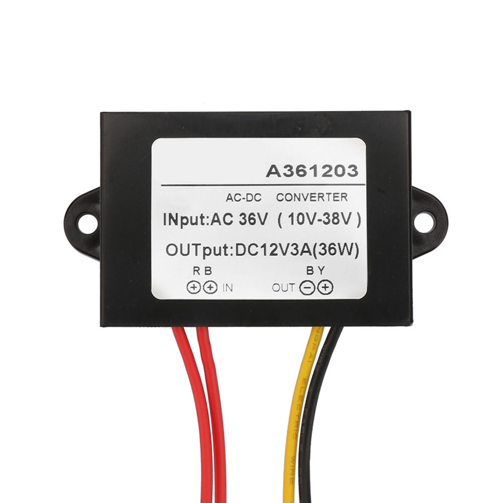 Wechselstrom 36v Auf Gleichstrom 12v Konverteradapter, Kunststoff-netzteilmodul, 3a, Für Industrielle Und Elektronische Anwendungen.