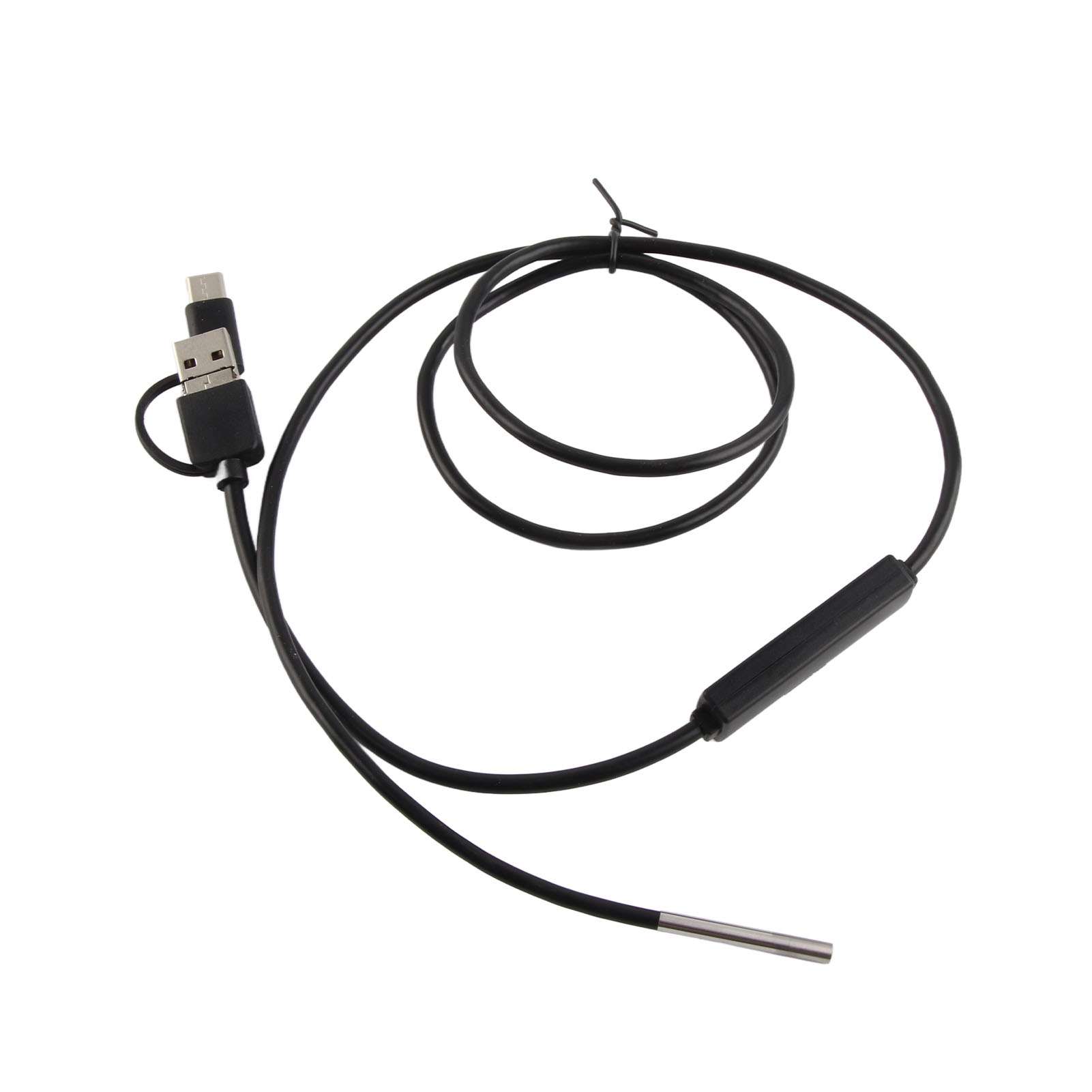 3-in-1 Wasserdichtes Endoskop Für Android Typ-c, 3,9-mm-hd-objektiv, 1-m-kabel, Inspektionskamera