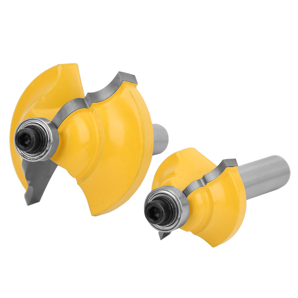 8-mm-holzfräser, 2 Stück, Kopierfräser, Fasenfräser, Gerader Schaft