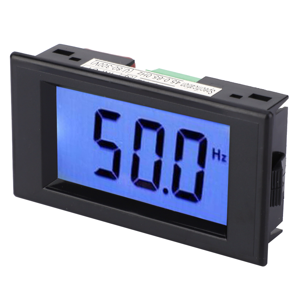 Digitaler Frequenzzähler D69-hz Mit Lcd-anzeige, 45,0–65,0 Hz, Ac 80–300 V, Präzisions-frequenzmesser