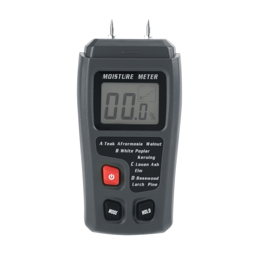 Digitales Lcd-holzfeuchtemessgerät Und Hygrometer Für Holz Und Materialien