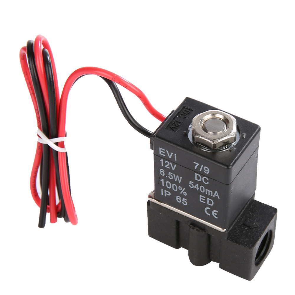 2-wege-magnetventil Aus Kunststoff, 1/8" Npt, Normalerweise Geschlossen, Dc12v, 12 Volt, Nc, Für Luft Und Wasser