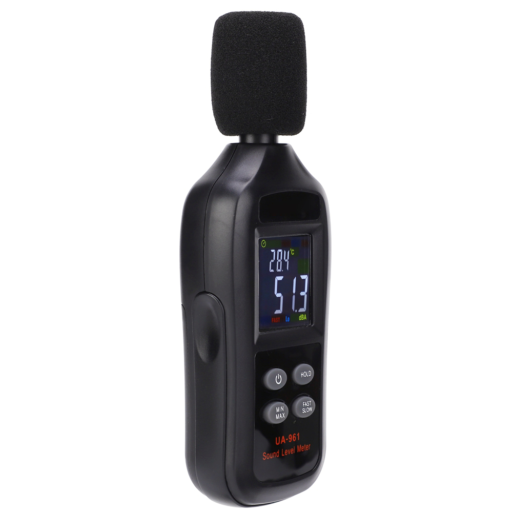 Tragbares Digitales Schallpegelmessgerät Mit Lcd-anzeige (35–135 Db) Und Dezibelanzeige