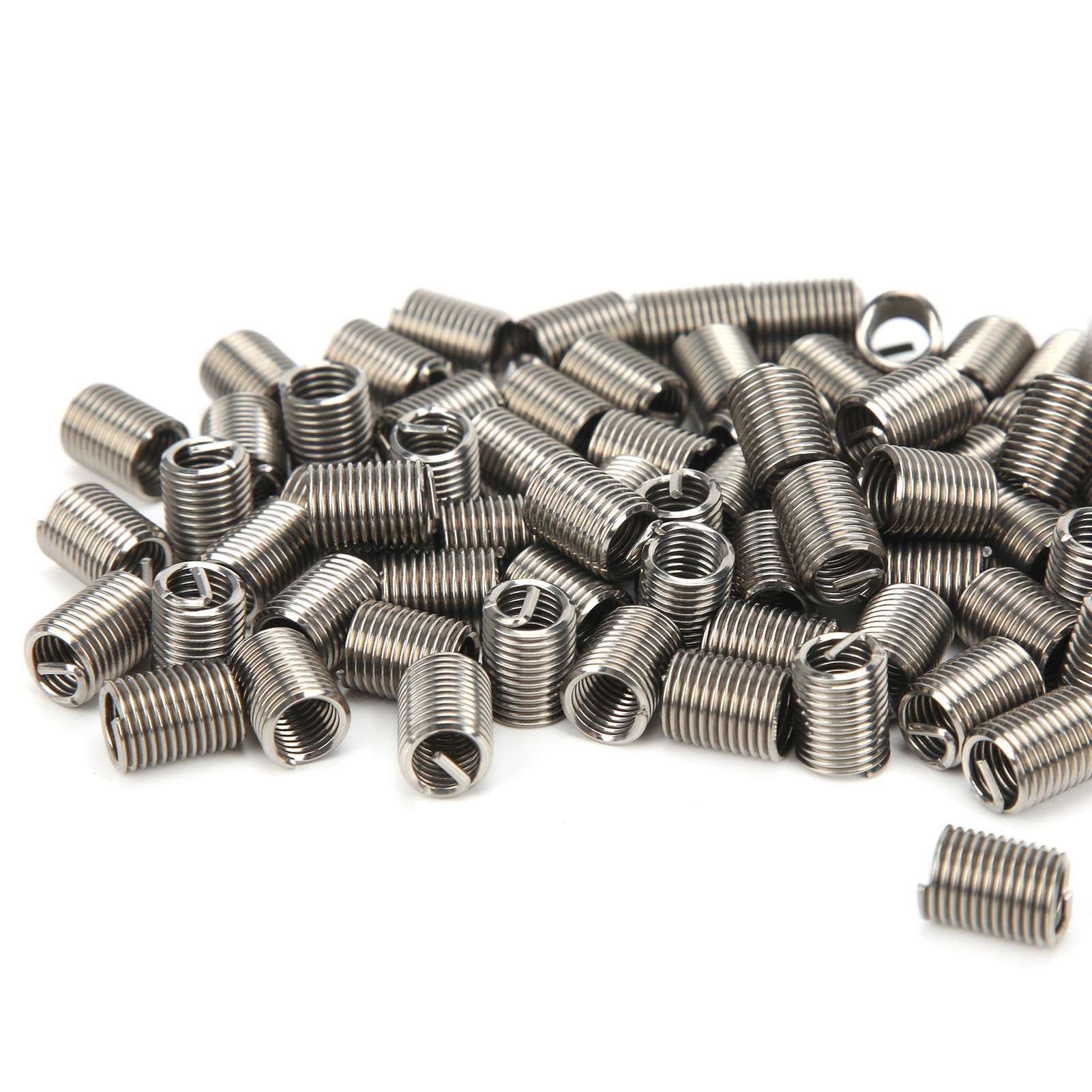 Packung Mit 100 Reduziereinsätzen Für Außen- Und Innengewinde, Reparaturwerkzeug Aus Edelstahl, Befestigungselement M6x1x2,5d, Verbindungsmutter.