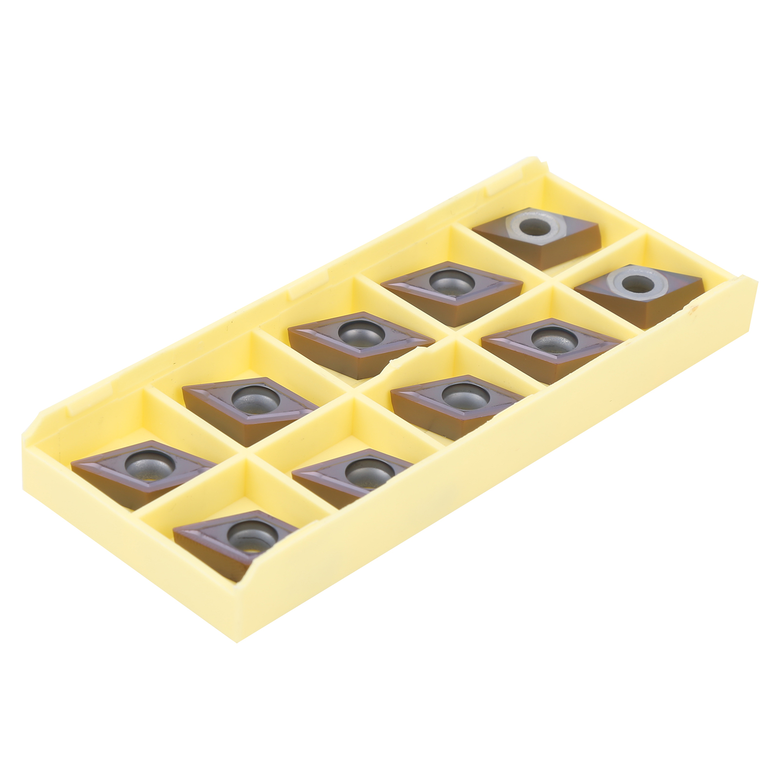 Packung Mit 10 Dcmt11t304 Lf6018 Cnc-hartmetalleinsätzen Für Metalldrehen, Präzisionsschneiden, 2 Cm, Professionelle Werkzeuge