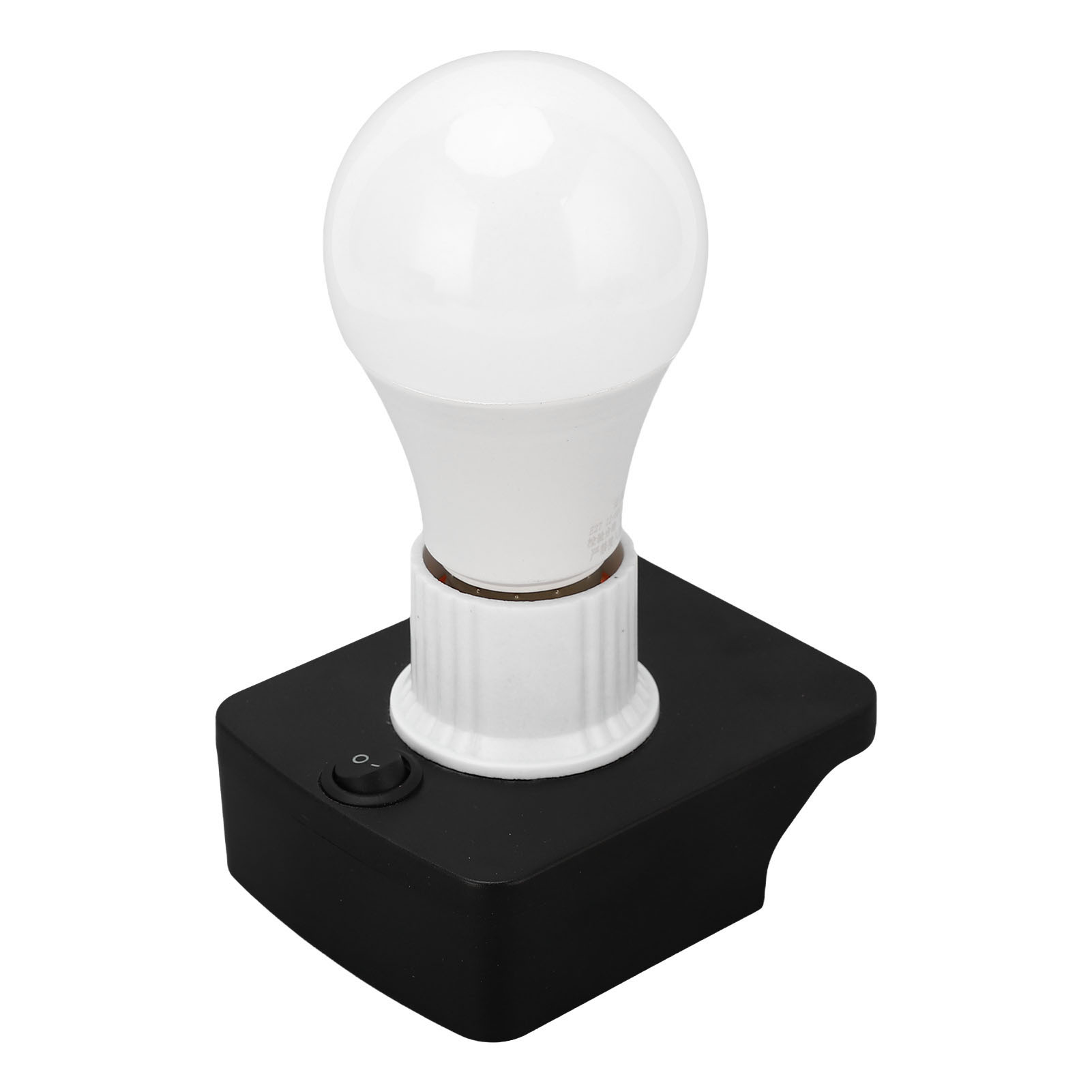 E27 7w 700lm 6500k Kaltweiße Led-lampe, 12-60v, 18v Batteriebetrieben, Hitachi Mit Adapter