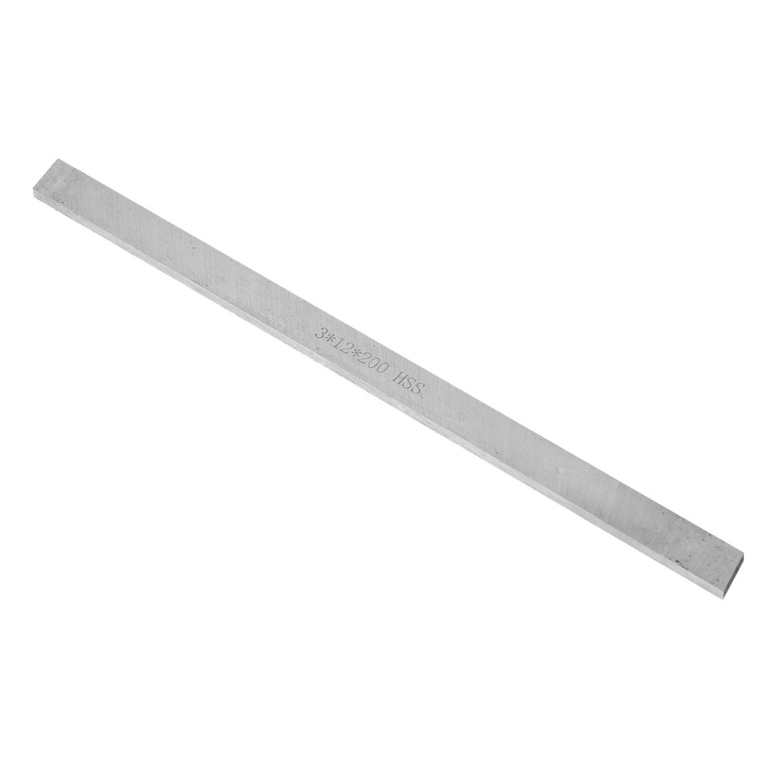 Hss-schnellstahlstange Für Drehmaschinen, Vierkantdrehwerkzeug, Weißes Stahlband, 3 X 12 X 200 Mm
