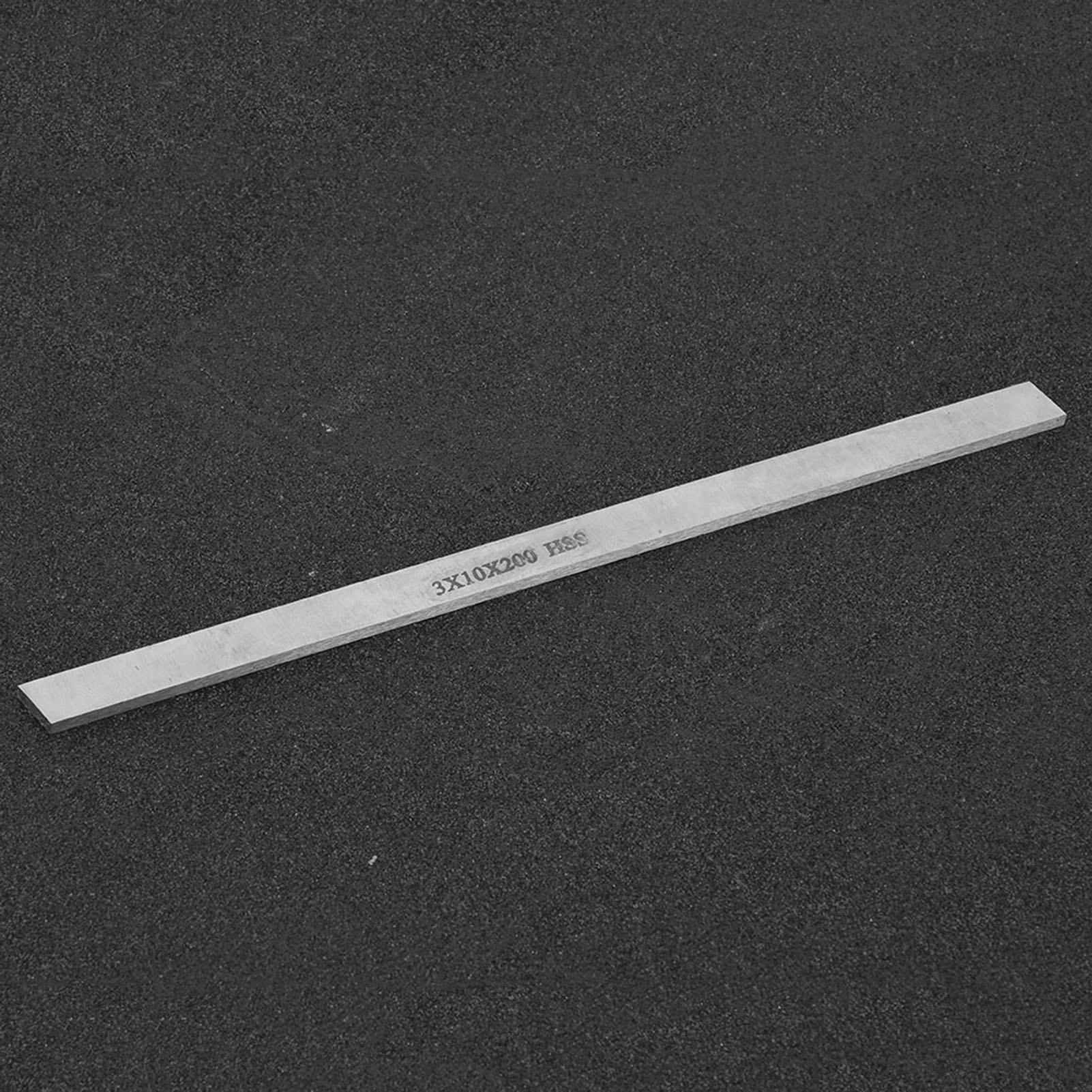 Hss-schnellstahlstange Für Drehmaschinen, Weißes Stahlvierkantband (3x10x200 Mm)