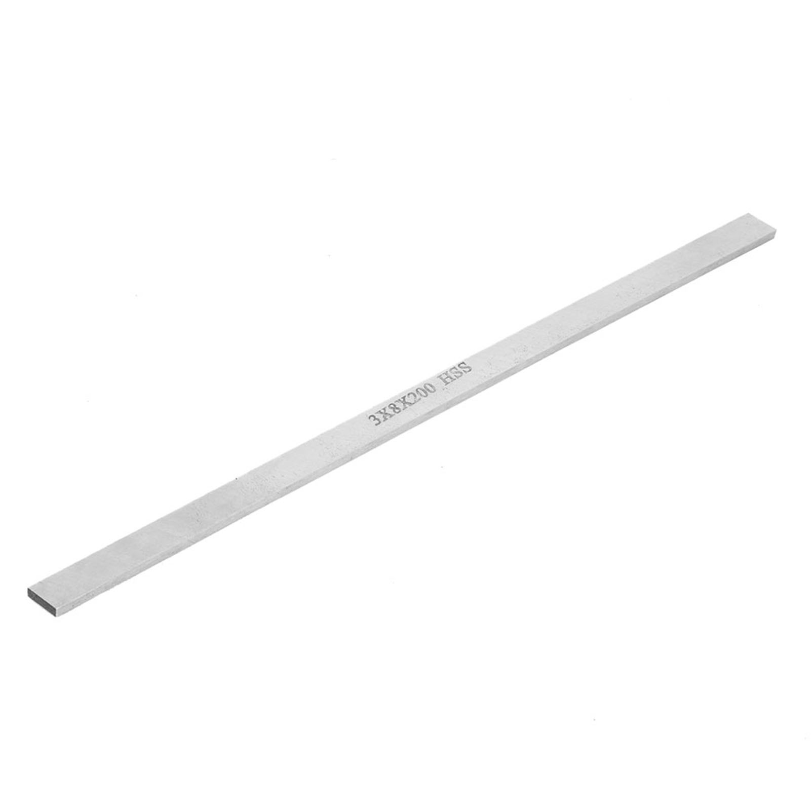 Schnellarbeitsstahlstange (hss) Für Metalldrehmaschinen, Weißes Stahlvierkantband, 3x8x200 Mm