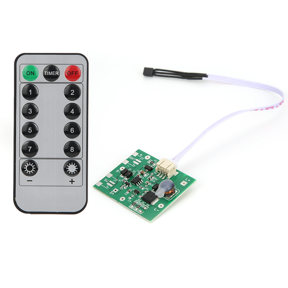 Lithium-batteriemodul, Solarpanel, Controller, Einstellbare Helligkeit, Fernbedienung