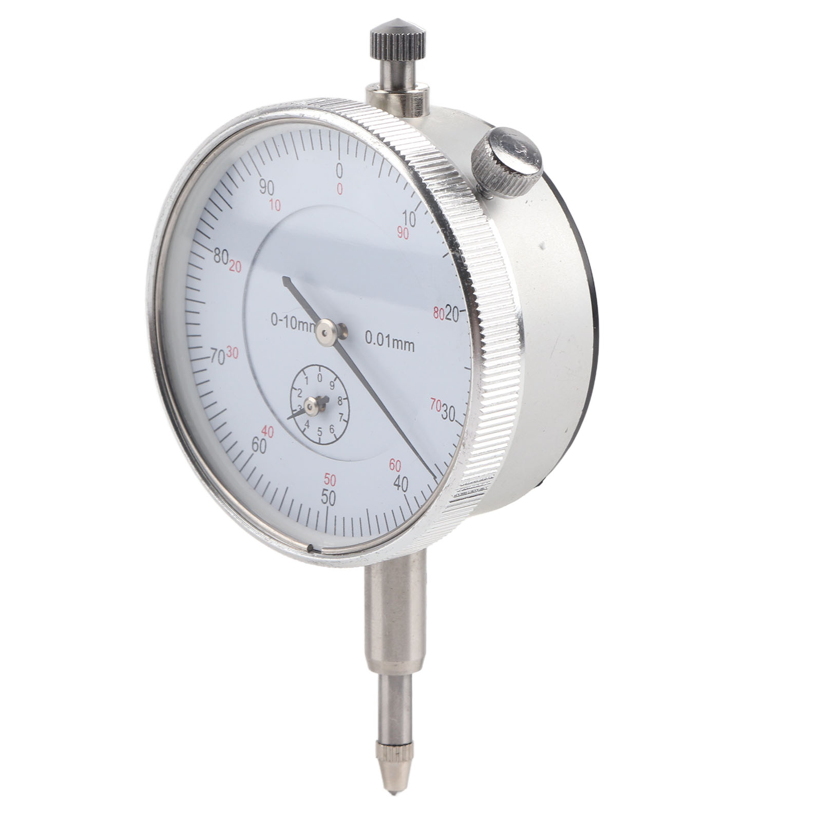 Messuhr 0–10 Mm, Genauigkeit 0,01 Mm, Aluminiumlegierung, Manuelles Industrielles Messwerkzeug
