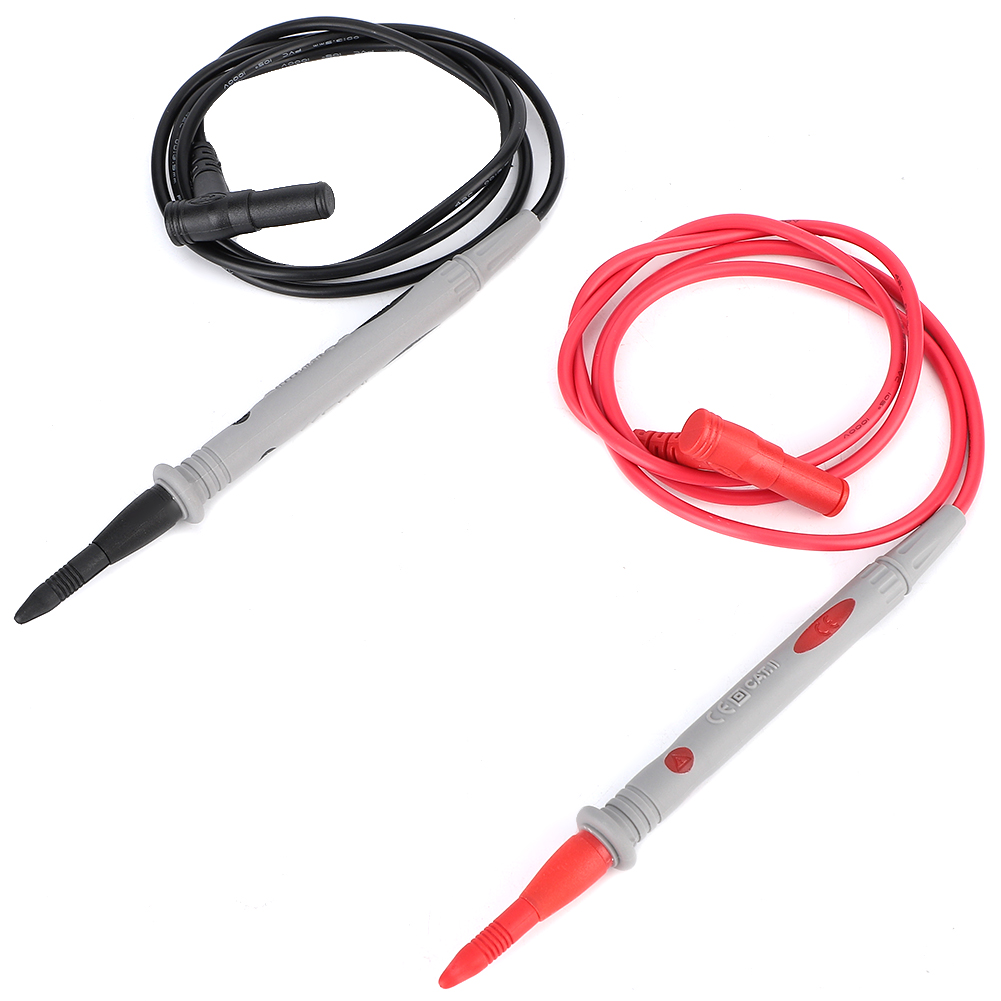 Digitales Multimeter Pt1006 Mit Nadelmessspitzen, 1000 V, 20 A Messleitungen, 90 Cm Länge