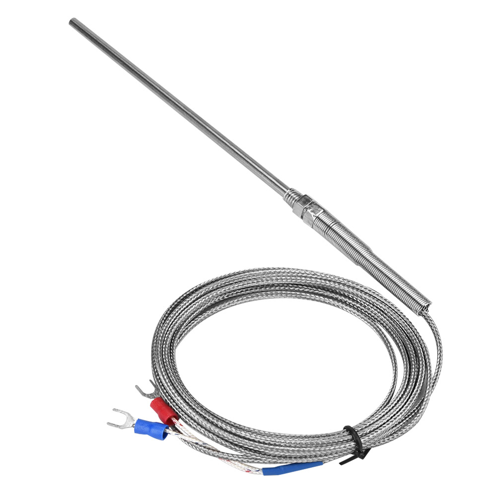 Thermoelement Typ K Mit M8-gewinde, 150 Mm Sonde, Kabelgebundener Temperatursensor 0-400°c (3 Meter)