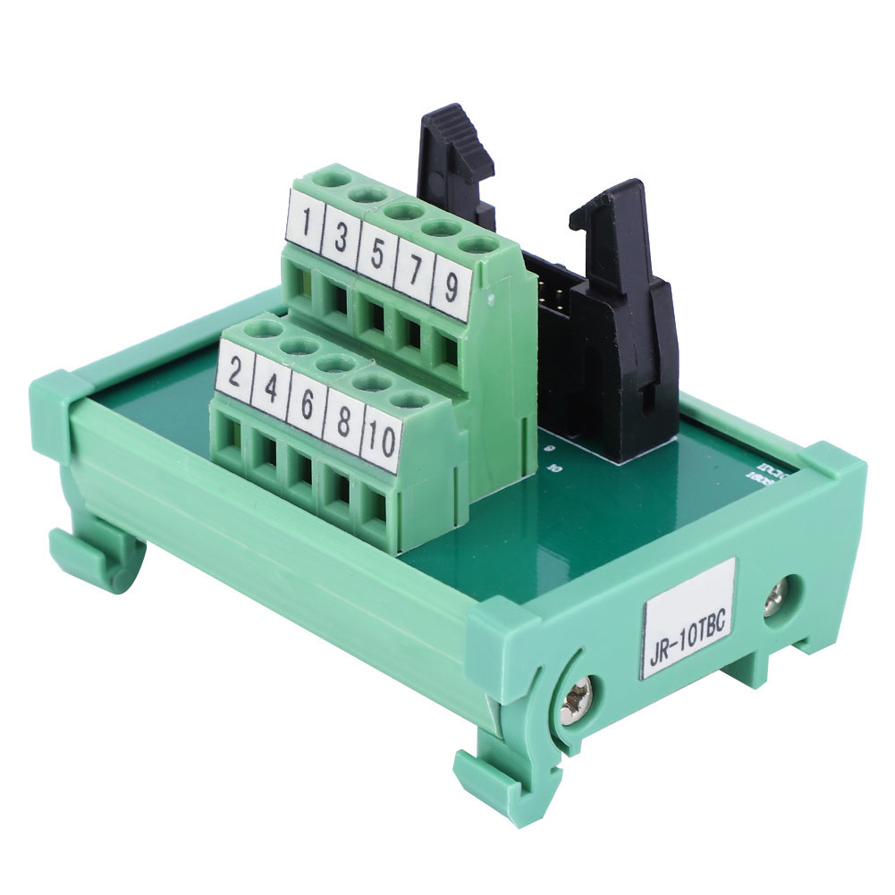 Plc-adapter Idc-10p Breakout Board Signal Terminal Conversion Module