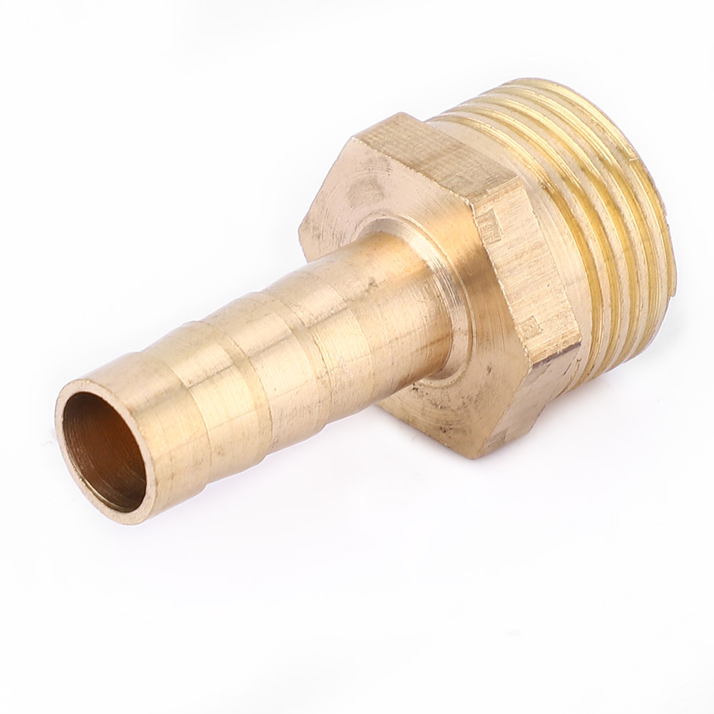 Messing-schlauchverbinder Mit Widerhaken, 8 Mm, Außengewinde G3/8, 5er-pack