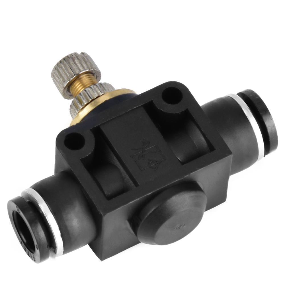 6-mm-luftdurchsatzregler-t-stück, Pneumatisches T-stück, Steuerventil Für 4/6/8-mm-schläuche