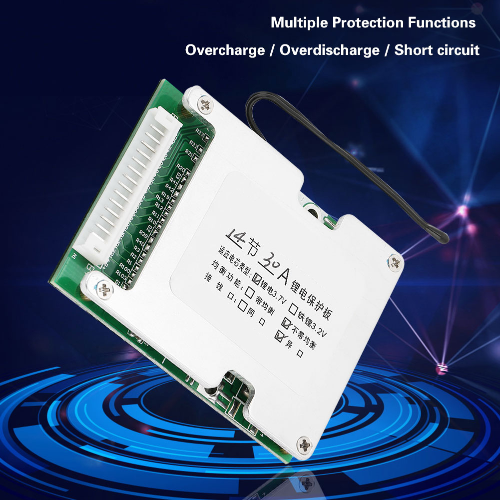 Losnummer 14s 30a Schutz-bms-leiterplatte Für 3,7v Lithium-ionen-akkus
