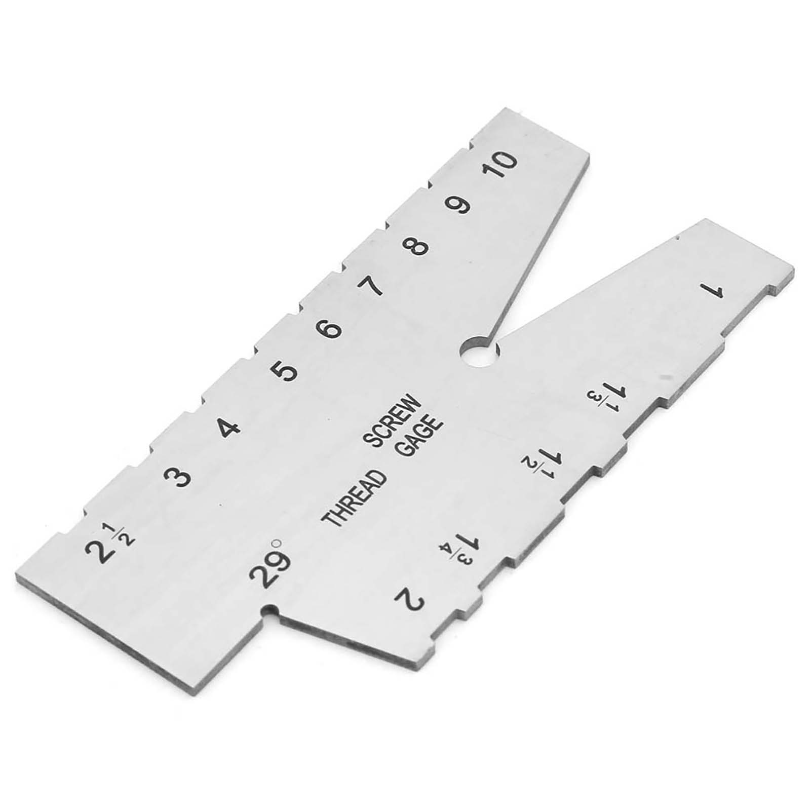Gewindelehre Aus Edelstahl, Gewindesteigungslehre Mit 29 Grad, Schleifkontrollwerkzeug