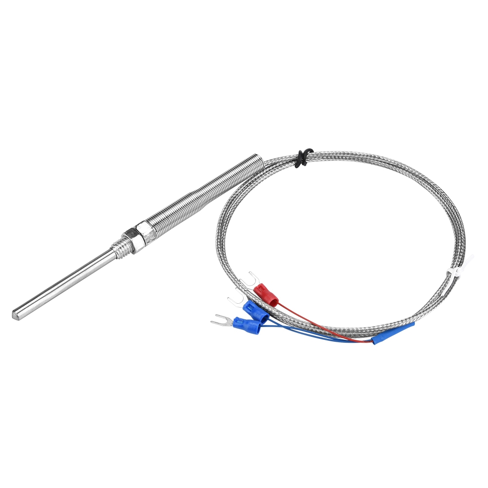 Pt100-platin-temperatursensor M8, 50 Mm Thermoelementsonde, 1 M Widerstandsdraht, 0–400 °c