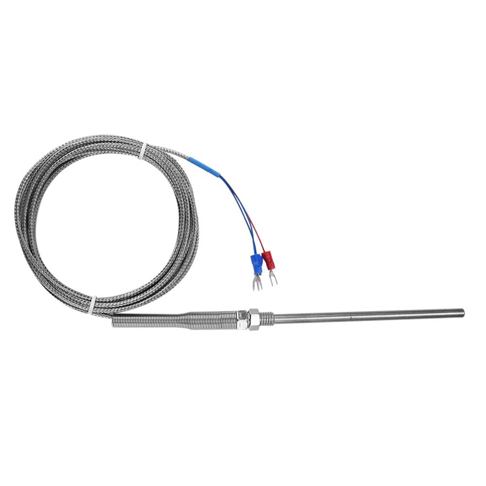 Pt100-platin-widerstandstemperatursensor, M8-100-mm-gewindesonde, 3 M Langes Thermoelementkabel, 0–400 °c
