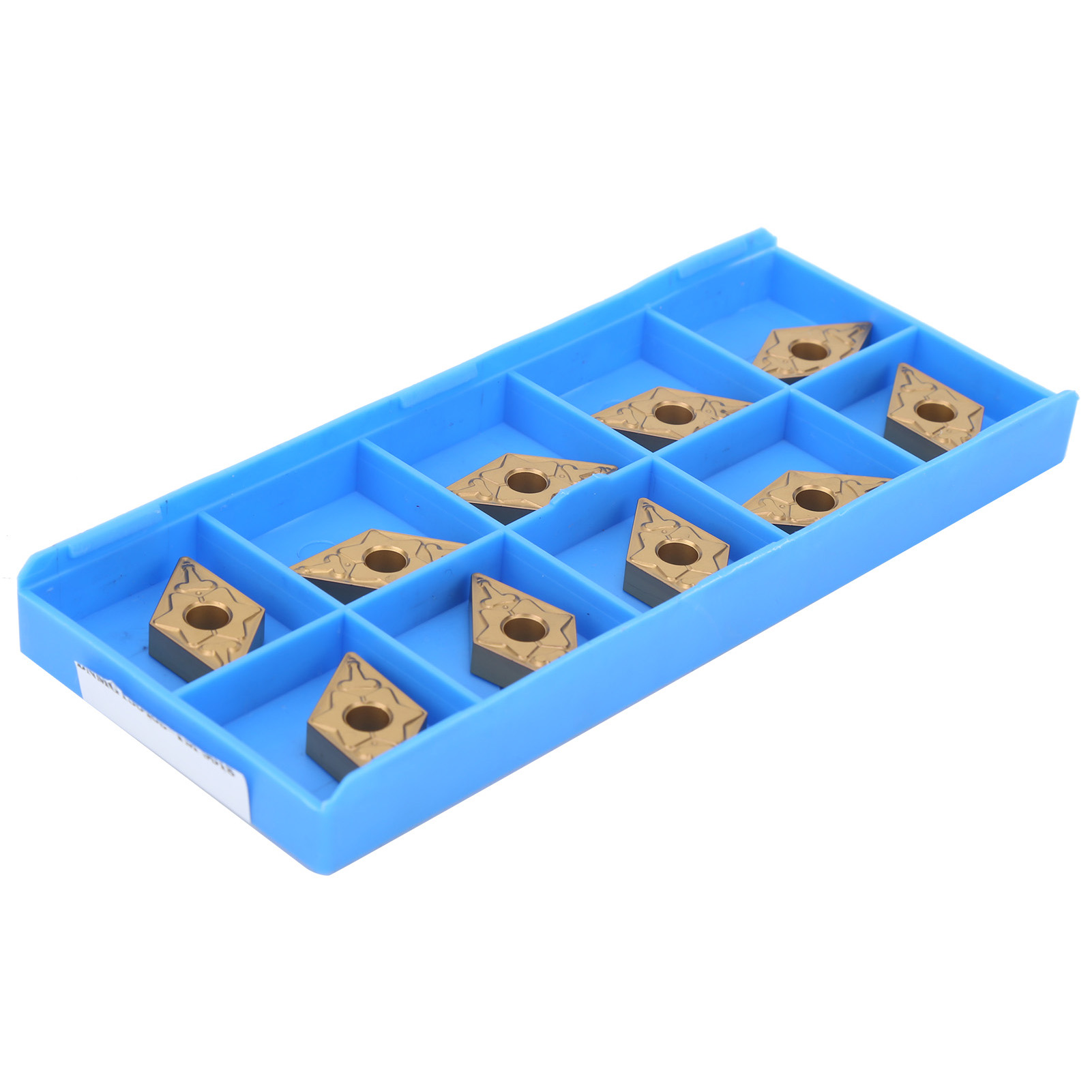 Konvolut Von 10 Wendeschneidplatten Aus Hartmetall Dnmg150408-tm Lf9018, Cnc-drehwerkzeug, Volleinsatz Für Metall, 10 Stück
