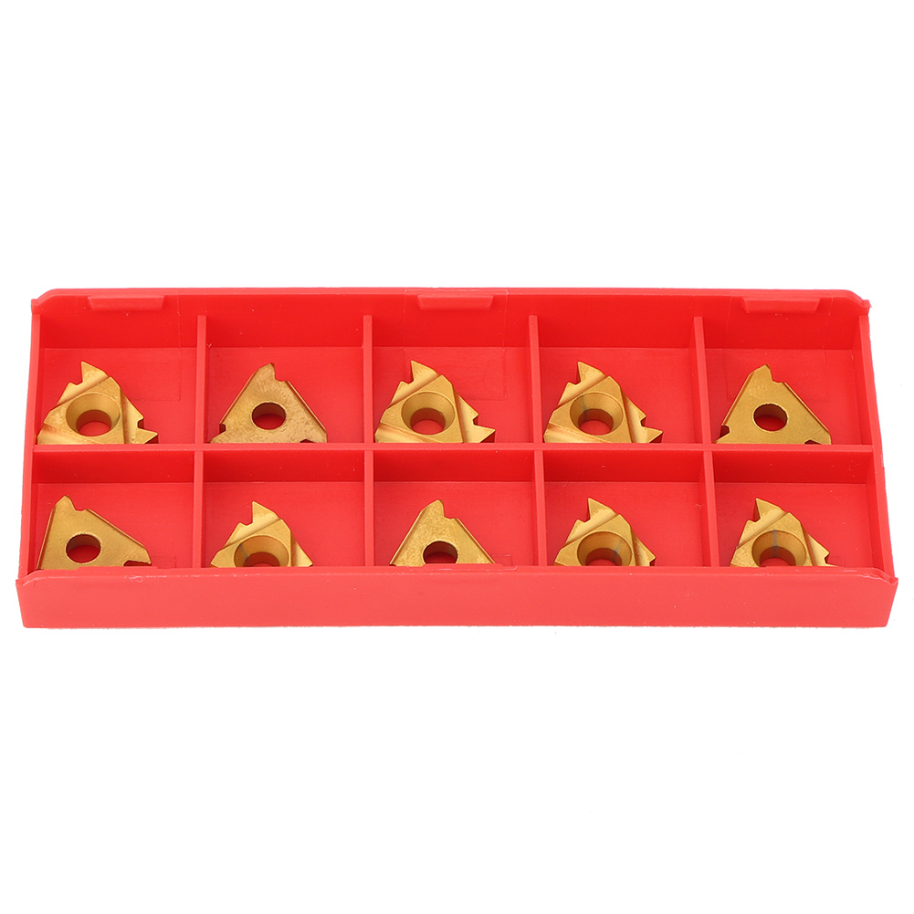 Ag60 16ir Hartmetall-dreheinsätze Für Stahl Und Gusseisen, Gewindeschneidwerkzeuge, 10er-set, Cnc-präzision
