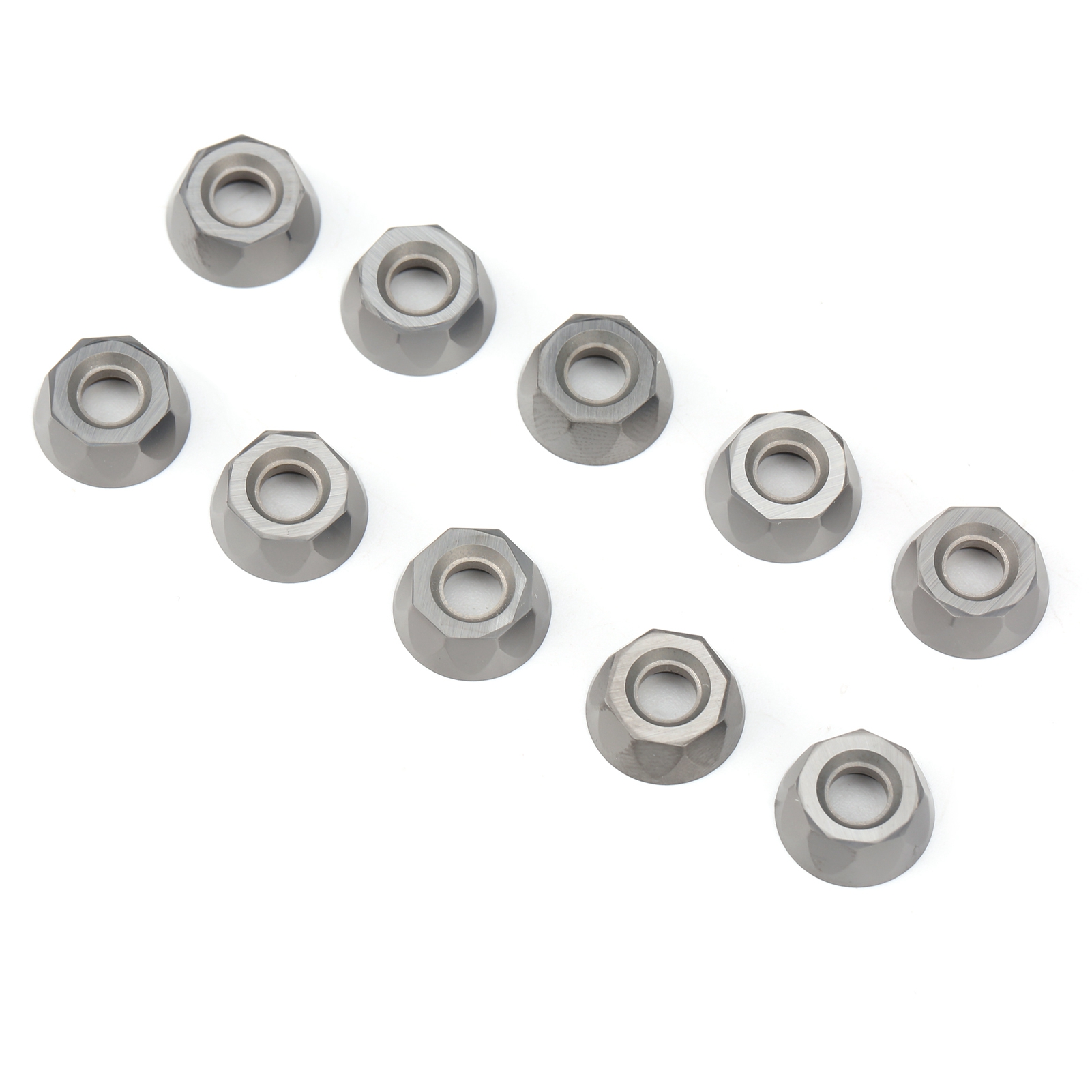 Rpmt1204m0ejs Lf6018 Cnc-dreheinsätze, 10 Stück Vollhartmetall, Wendeschneidplatten Für Metalldrehmaschinen, Präzisionsschneidplatten, Stahl Und Edelstahl, Professionelles Werkzeug.